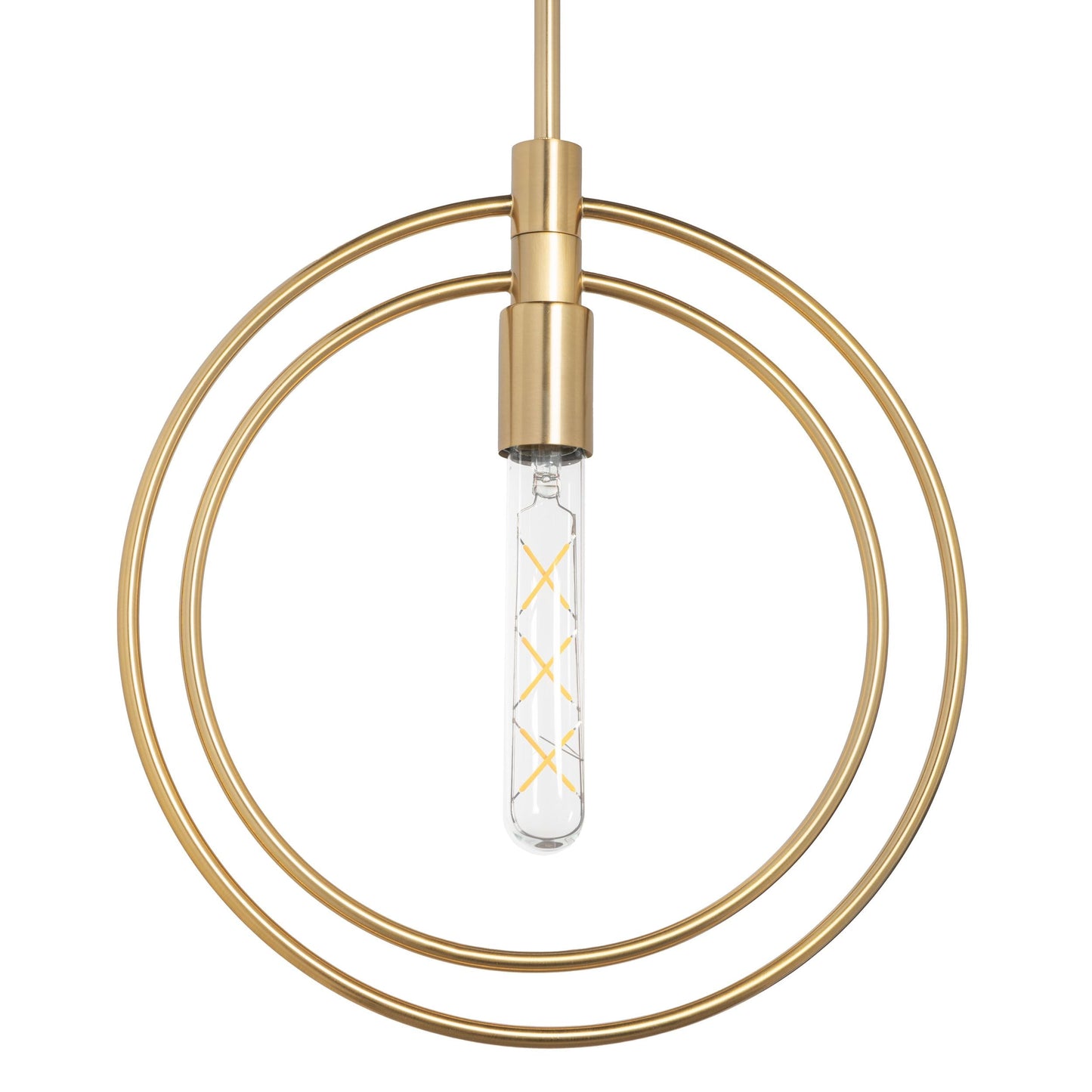 SH Home Decor - Nyla Single Light Brass Pendant