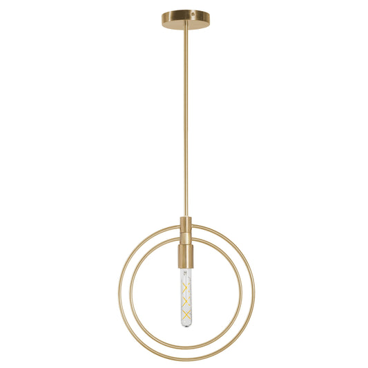 SH Home Decor - Nyla Single Light Brass Pendant