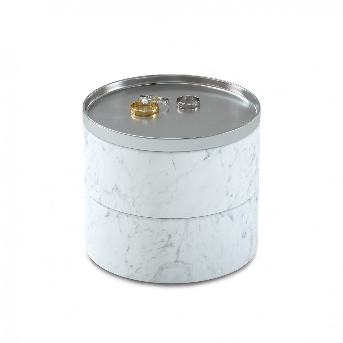 SH Home Decor - Umbra Tesora Marble Jewelry Box