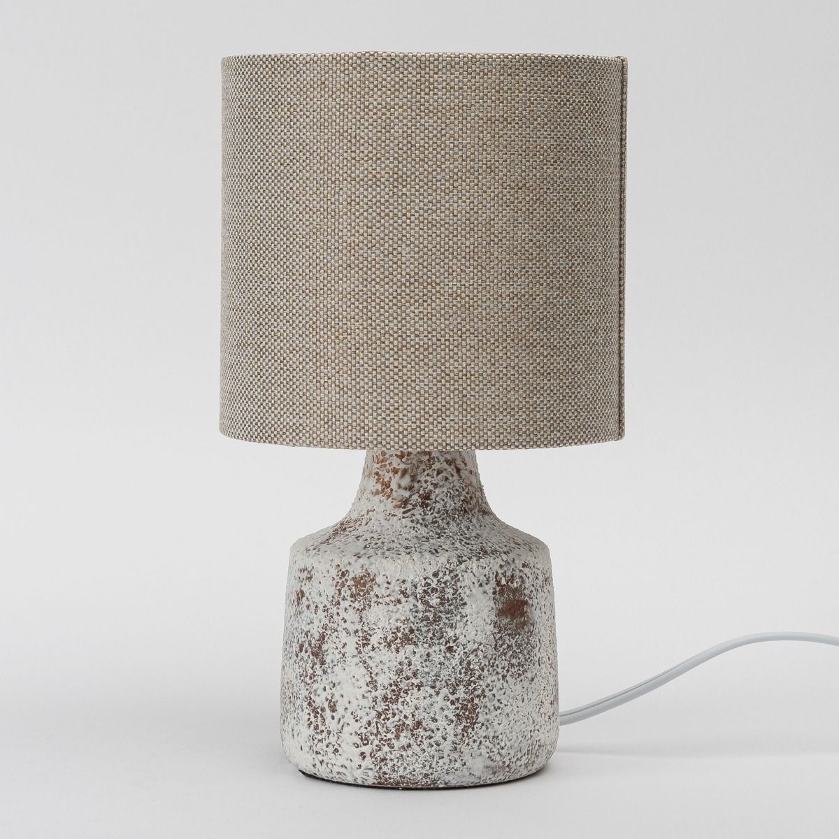 SH Home Decor - Sheryle Ceramic Table Lamp with Plain Base - Taupe