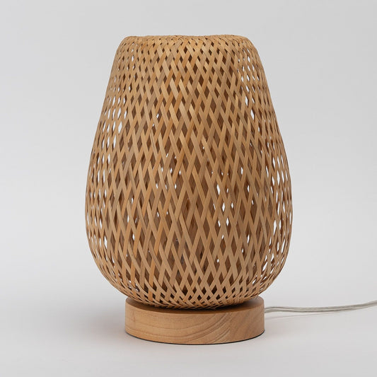 SH Home Decor - Soleste Bamboo Table Lamp - Natural