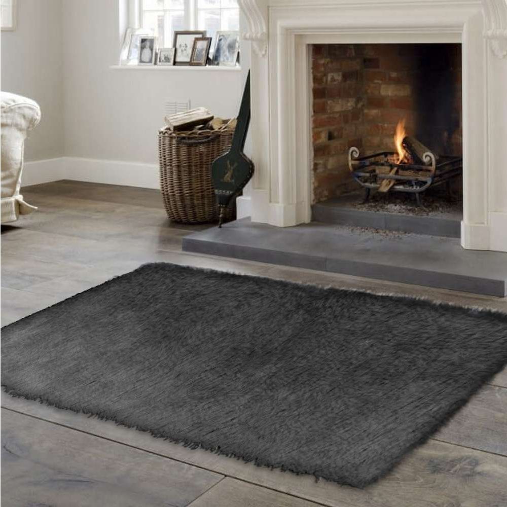 SH Home Decor - Bonnie Faux Fur/Sheepskin Vegan Rug